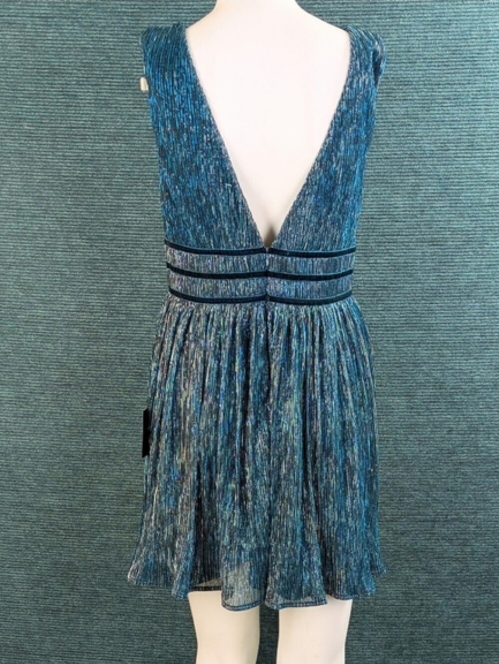 Lulu's Smoke Show Metallic Mini-Dress - Picture 6 of 10